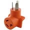 Ac Works Plug Adapter, 10-30R, 10-50P, 0 ft., Orange AD10501030 - alternate 1